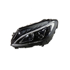 Par de faros delanteros HID de xenón izquierdo y derecho para Mercedes Benz Clase <span class=keywords><strong>C</strong></span> W205 2015 faro delantero 2059067303 2059067403 equipo bajo - Product Image 3