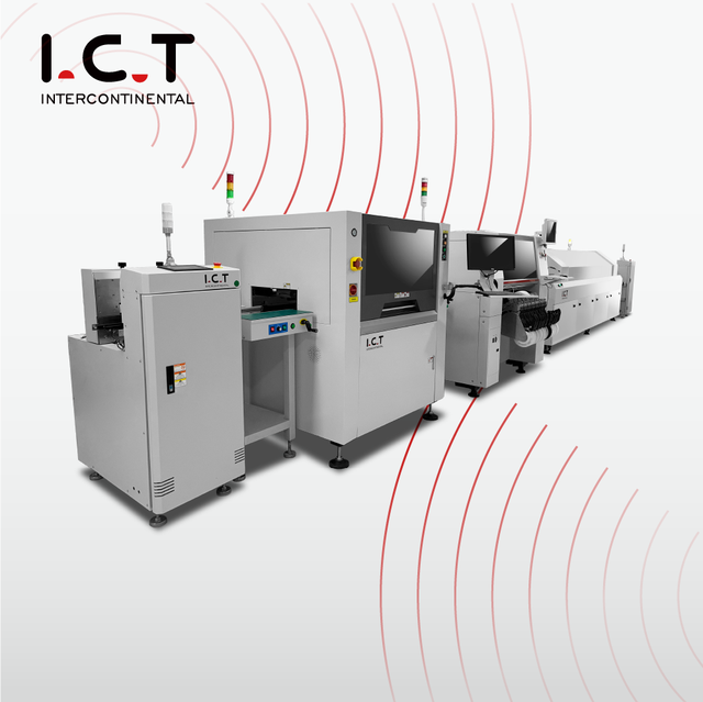Factory Direct I.C.T Automatic SMT Line Production for PCB Assembly with Motor Gear Engine Components PC Control