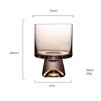 STOCK Carafe en Verre Plaquée Cristal Couleur Chaude, Pichet d'Eau et Bouilloire avec Couvercle