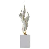 Sculpture d'art en résine de luxe légère pour Halloween, décoration pour salon, véranda, bureau, personnalisable