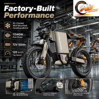 Livraison à domicile gratuite, vélos électriques OEM, moto tout-terrain Gt100, 450 Nm, 72 V50ah, moto électrique, cadre en alliage, 11340 W, 120 km/h