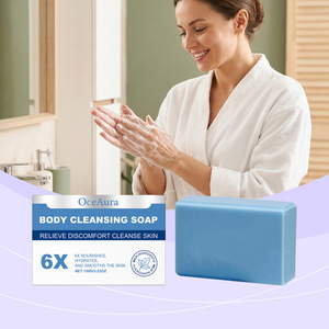 Body cleansing soap cleanses the skin moisturizes softens brightens moisturizes cleanses the skin cleanses and refreshes - Product Image 4