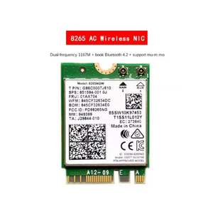 Para Intel 8265NGW 8265 802.11ac Bluetooth 4.2 Wifi Wlan NIC 2.4G/5G de doble banda, tarjeta Wifi inalámbrica de 867Mbps 8265AC - Product Image 2