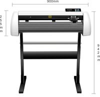 Machine de découpe automatique de vinyle de bureau, mini traceur de découpe de stickers avec suivi des bords et prise en charge IA pour vêtements