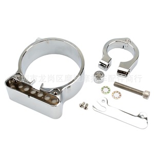 Moshark Motorcycle Speedometer <b>Bracket</b> CNC Aluminum <b>Black</b> Electroplating For Harley XL883 1200 Aftermarket Instrument Mount - Product Image 5