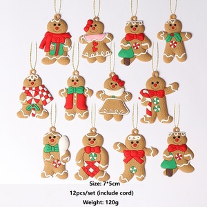 12 <span class=keywords><strong>d</strong></span>écorations de Noël en forme <span class=keywords><strong>d</strong></span>'hommes en <span class=keywords><strong>pain</strong></span> <span class=keywords><strong>d</strong></span>'épices pour <span class=keywords><strong>d</strong></span>écorations <span class=keywords><strong>d</strong></span>'arbre de Noël, figurines en plastique en forme de <span class=keywords><strong>pain</strong></span> <span class=keywords><strong>d</strong></span>'épices, <span class=keywords><strong>d</strong></span>écorations de Noël pour les fêtes - Product Image 3