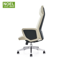 Ensemble de bureau et de chaise de direction en cuir PU de luxe de Chine, dossier haut, grand patron, bureau de direction, mobilier de bureau de haute qualité réglable
