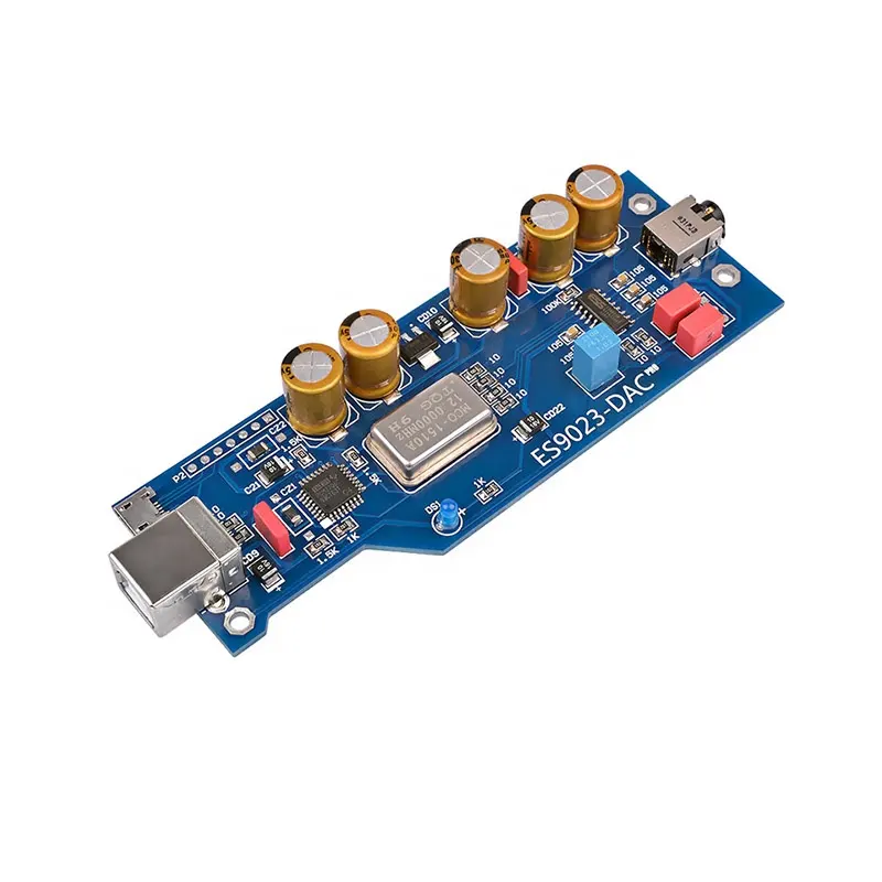 Decodificador de Audio PCM2706 + ES9023 DAC, tarjeta de sonido con OTG para amplificador de auriculares, bricolaje, cero ruido