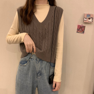 Pull en tricot torsadé décontracté pour <span class=keywords><strong>femme</strong></span>, long, pour l'hiver 2026 - Product Image 6