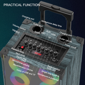 SING-E JQS9011L Professional 10&quot; BT <strong>Speaker</strong> <strong>System</strong> Mic/<strong>USB</strong>/TF/AUX/TWS Ideal for <strong>Stage</strong> Square Dance Home Theater OEM Supplier - Product Image 2