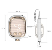 JMD-417 professionnel 80w Brushless puissant perceuse à ongles électrique E-file Machine 40000 tr/min perceuse à ongles Portable pour Salon