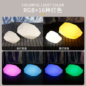 Lámpara LED para Jardín con Simulación de Piedra, Resistente al Agua IP65, para Patio, Parque, Paisaje y Jardín - Product Image 4