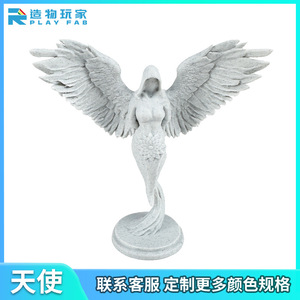 Scultura in Resina di Angelo 14,8cm, Decorazione per la Casa, Figura Artistica, Regalo Artigianale - Product Image 5