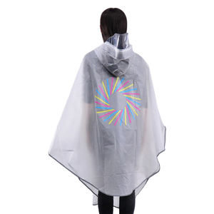 <span class=keywords><strong>Poncho</strong></span> de <span class=keywords><strong>pluie</strong></span> EVA confortable de haute qualité Bande réfléchissante réutilisable à capuche de style moderne pour les voyages en vélo et moto pour adultes - Product Image 4