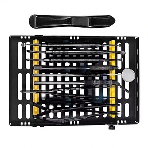 Dental <b>Micro</b> Oral Surgery Instruments Kit Black 11 <b>Pc</b> Manual Class I Surgical Tools Set - Product Image 1