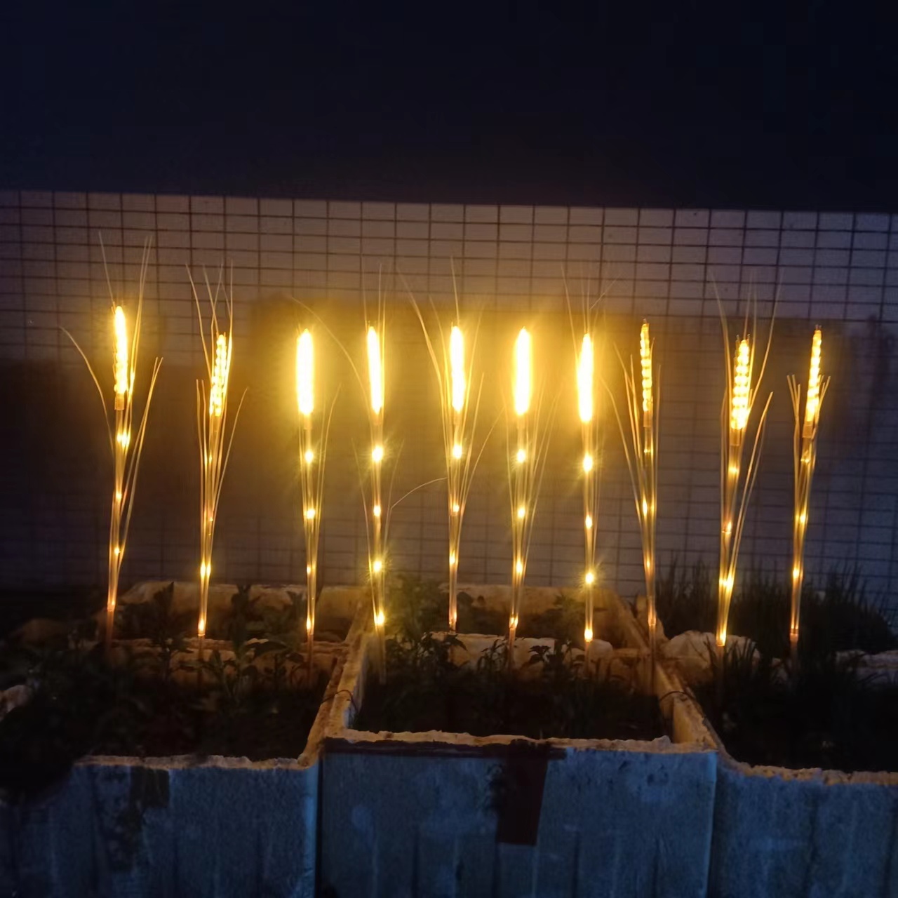 New IP65 Waterproof LED Solar Lawn Light Reed Ground Plugged Luminous Garden Decoration Wheat Ear Rice Straw Ear Lamp Landscape · image 5