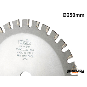 Hoja de sierra circular Dry Cut HW Klein Ø 250x20mm, 48 dientes - Product Image 1