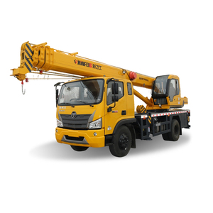 Vente directe d'usine de grues mobiles hydrauliques de 8 et 12 tonnes, personnalisables avec commande à distance - Product Image 1