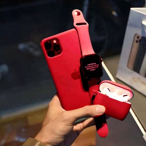 เคสซิลิโคนเหลวนิ่มสำหรับ <span class=keywords><strong>Airpods</strong></span> <span class=keywords><strong>Pro</strong></span>/iphone,เคสไร้สายสำหรับ Apple Watch Band Air Pods 3 - Product Image 6