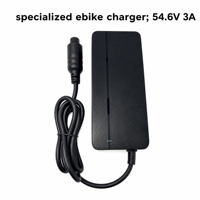 Adaptateur de chargeur rapide Joyun 54,6V 3A 168W 100-240VAC pour batterie de vélo électrique Turbo spécialisé 36V