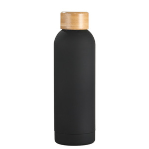 Custom Logo 350ml 500ml 750ml 1000ml 304 Stainless Steel Vacuum <b>Flask</b> Bamboo Lid Water Bottles for Outdoor - Product Image 5