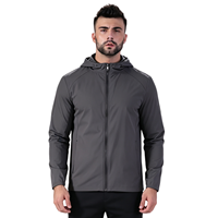 Veste coupe-vent technique haut de gamme pour homme, personnalisée, tissée, écologique, imperméable, respirante, vêtements de sport d'extérieur OEM