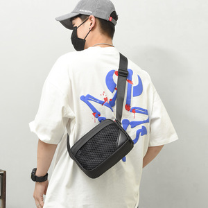 Bolso Bandolera Cruzado Unisex Geométrico de PU Impermeable con Borla y Bordado, Productos de Moda - Product Image 5