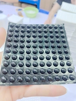 Pare-chocs de porte d'armoire en silicone auto-adhésif de qualité alimentaire personnalisé caoutchouc transparent coussin de pied rond pare-chocs de porte d'armoire