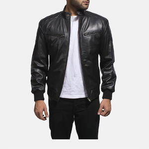 Chaquetas de Motocicleta Profesionales para Hombre, de Invierno, Tallas Grandes, de Cuero Genuino de Alta Calidad, Transpirables y Brillantes - Product Image 2