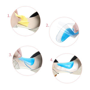Almohadillas de soporte de arco suave para adultos, plantillas ortopédicas para pies, pies planos para mujeres, deportes, absorción de impacto, antepié, parte media del pie, almohadilla para <span class=keywords><strong>La</strong></span> <span class=keywords><strong>Palma</strong></span> - Product Image 4