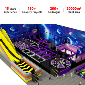 Giá rẻ trong nhà Trampoline công viên Nhà sản xuất sân chơi cho người lớn và trẻ em với một khóa học trở ngại - Product Image 5
