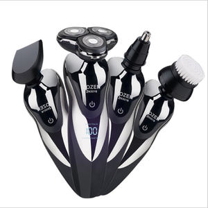 Afeitadora Corporal Rotativa Eléctrica Premium, Impermeable IPX6, Triple Cuchilla, Recargable, Segura <span class=keywords><strong>y</strong></span> Flexible, la <span class=keywords><strong>Mejor</strong></span> <span class=keywords><strong>Recortadora</strong></span> de <span class=keywords><strong>Barba</strong></span> - Product Image 1