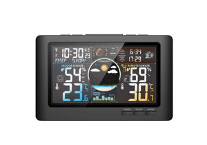Station météo numérique Thermomètre sans fil Hygromètre Température extérieure Moniteur d'humidité Baromètre Station météo portable - Product Image 4