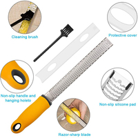 Outils de cuisine multifonctionnels de qualité supérieure, râpe à chocolat, râpe à citron en acier inoxydable, hachoir, couteau, râpe à fromage