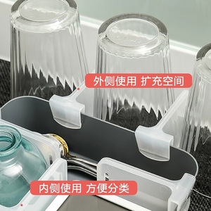 <b>Refrigerator</b> Divider Clips Rectangle Multifunctional Storage Organizer Fixing Buckles For Fridge Shelf - Product Image 5