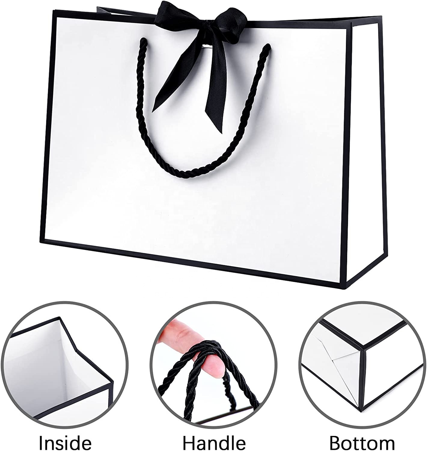 Customized Print Luxury Gift Paper Shopping Bag Packaging Wholesale Paper Bags with Your Own logo for Clothing Small Business