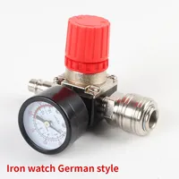 Interrupteur régulateur de pression 120PSI montre carrée en fer ou en plastique à trois trous accessoires de pompe de compresseur d'air