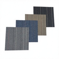 Carreaux de moquette en polypropylène à boucles, pour hôtel, bureau, usage commercial, avec support écologique, résistants aux taches