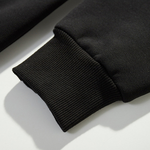 420gsm Heavyweight Pullover Winter Faux <strong>Fur</strong> Men Custom <strong>Hoodie</strong> - Product Image 3