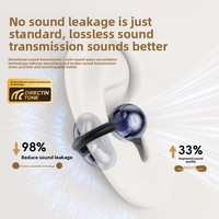 Untuk Headset 2026 Baru S6 Olahraga Ear Clip Tahan Air Sesuai Bentuk Telinga Berkualitas Tinggi In-Ear Nirkabel