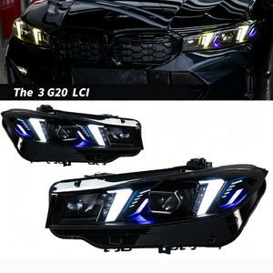 ไฟหน้าเลเซอร์แบบ Snake Eyes สำหรับรถยนต์ซีรีส์ 3 รุ่น G20/G28 ปี 2023-2025 12v 36W 6000 lm 6000K LED ใหม่ ใช้ได้กับรถยนต์ทั่วไป ติดตั้งง่ายแบบ Plug & Play - Product Image 2