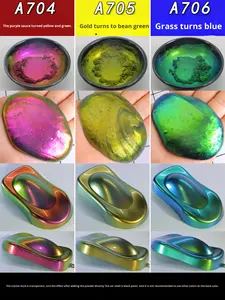 Poudre de Pigment Super Caméléon pour Voiture, Pigment Optique à Changement de Couleur, Peinture Automobile, Boue Cristalline, Époxy, Nail Art, Bricolage et Artisanat - Product Image 3