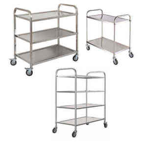 Carrito de servicio de comida de cocina comercial de acero inoxidable de 3 niveles al por mayor carrito médico de hospital para <span class=keywords><strong>restaurante</strong></span> venta de hotel - Product Image 2