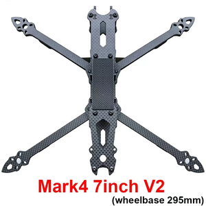 Carbon Fiber Mark4 V2 7inch FPV Drone Frame Quadcopter Chassis Household & Gift for Cinematic Long <b>Range</b> - Product Image 2