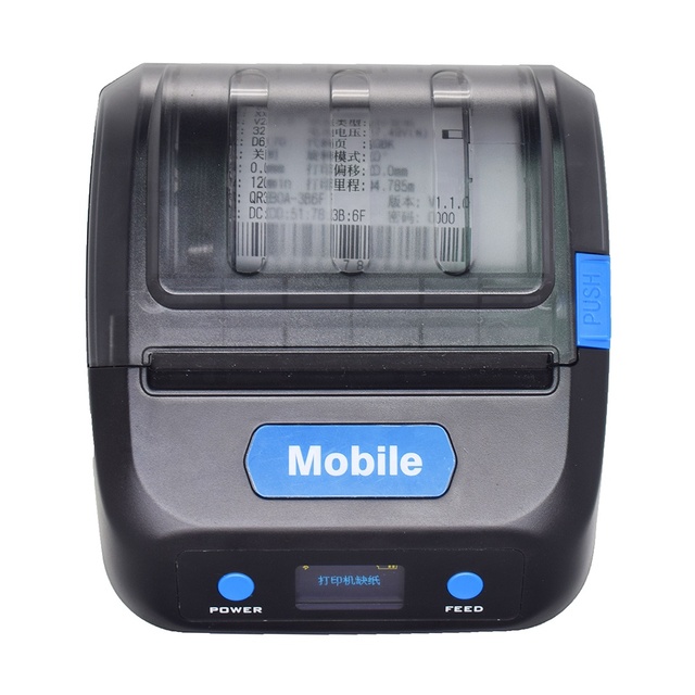 Mini 80mm Portable Small Receipt Thermal Mobile Label Barcode Sticker Bill Pos Imprimante Impresora Invoice Printer