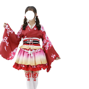 Costume de cosplay de scène de mode, robe kimono traditionnelle japonaise, anime Lovelive, Love Live pour femmes et filles, ensemble de robe - Product Image 6