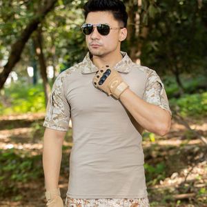 Tactique conforme <span class=keywords><strong>Coyote</strong></span> Brown Mens T-Shirt Poly Cotton OCP Scorpion Uniform - Product Image 5