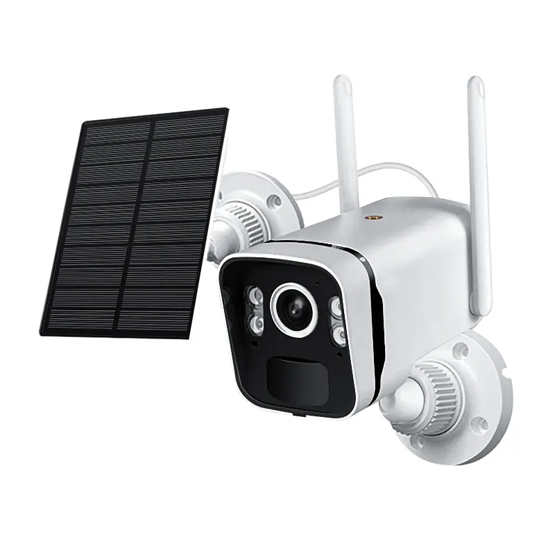 Amazon Top seller solare senza fili Smart IP Pir sorveglianza domestica 2K 4MP batteria Wifi telecamera di sicurezza esterna per la casa