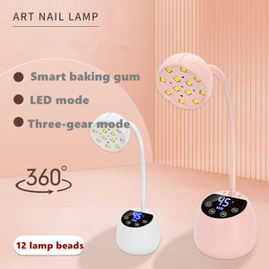 Lampe à ongles UV LED sans fil 36W, mini, 12 ampoules, écran tactile, portable, séchage rapide, rechargeable par USB, pour salon - Product Image 4