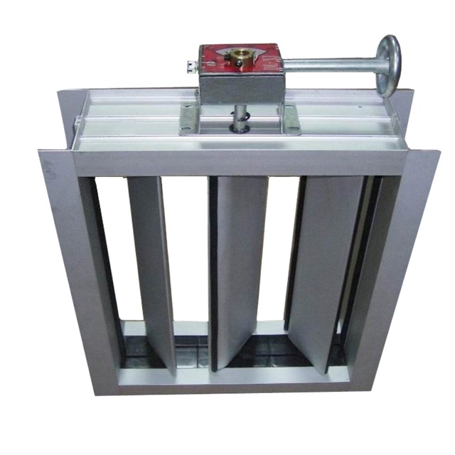 Square Shape Aluminum Alloy Air Ducting Damper HVAC Systems Parts for Ventilation & Air Conditioning Air Volume Control